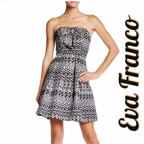 Anthropologie Eva Franco Vera Silverado Strapless Fifield Dress Luxury Bohemian - Picture 10 of 16